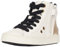 Geox J Kalispera Girl A Sneaker, LT Ivory/Platinum, 39 EU