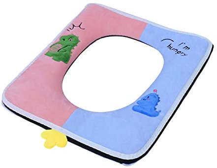 PetPhindU Toilet Seat Pad Toilet Seat Cover Toilet Assistance Cushions Toilet Lid Tank Covers Toilet Seat Cushion Square Toilet Plush Seat Cushion Cartoon Toilet Seat Zipper Winter Toilet Cove