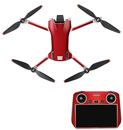 Drohnen Aufkleber Set Decal Skin für dji mini 3,Abziehbild Schutzhülle Aufkleber Kit für Drohne & Fernbedienung, Schutzzubehör Aufkleber (10)