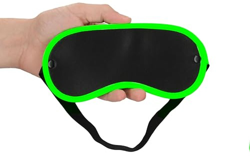 Ouch Eye Mask-OU752 Eye Mask Neon Green/Black Einheitsgröße