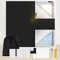 Flow fire Blackout Blinds Stick On Temporary, 300x145cm No Drilling Black Out Blinds for Windows, Portable Blackout Curtains for Bedroom, Travel, Nursery, Loft