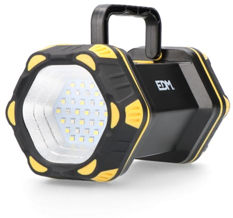 LINTERNA DE MANO LED FRONTAL 400lm + LATERAL 200lm EDM