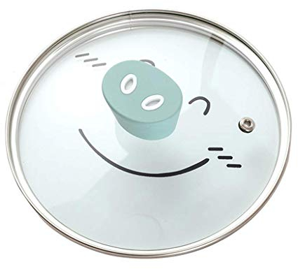 Tapa Comida Complementaria Olla Tapa Wok Original 16 cm Olla Pétalo Cerdo Cerdo Wok Tapa Accesorio Utensilios De Cocina (B)