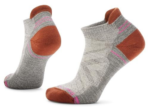 Smartwool Hike Light Cushion Merino Wool Low Ankle Socks, -Natural Marl, Damen, Taupe, Large