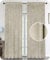 BEAUTEX Samt Vorhang Kräuselband U-Band Gardine Velvet abdunkelnd und Blickdicht, 300x245 cm (Breite 300 cm, Höhe 245 cm, Beige)