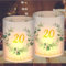 12 Windlicht Tischdeko 20 Geburtstag, Deko 20. Geburtstag Frau Mann, Tischdeko Geburtstag 20, Schön DASS Du Da Bist, Geeignet für Teelichter oder Kerzen