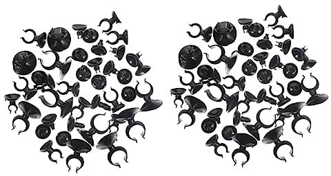 BESPORTBLE 80 STK Saugnapfschnalle für Aquarien Saugnapf für Fischbecken Pflanzengewichte für Aquarien Aquarium Saugnapf Aquarium Schlauchhalter Airline-Schlauchhalter Aquarium-Silikonklemme