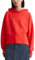 Marc O'Polo Denim Damen Hoodie mit Kapuze Relaxed Fit, Rot (Vermillion Red), S