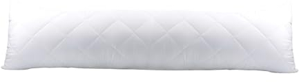 AddLiving- Seitenschläferkissen gesteppt 40x145 cm - Atmungsaktives Kissen für Seitenschläfer - Allergiker geeignet - langes Nackenkissen fürs Stillen und Schlafen in Seitenlage