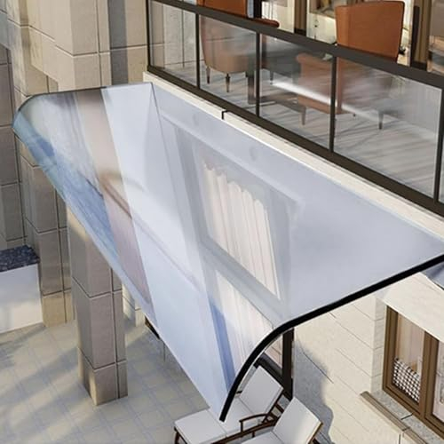 Vordach Für Haustür Türvordach Türvordach Aus Polycarbonat Transparent überdachung Uv-beständige Regenschutz Unsichtbar Vordach Für Draußen, Veranda Garage Eingangstür