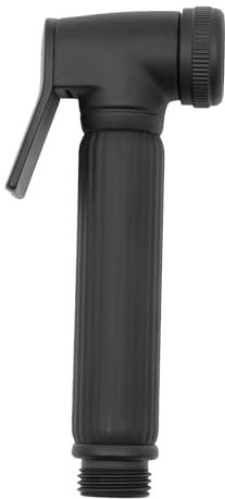 Hand Bidet Sprayer Antike Vintage Premium Handbrause Messing für Toilette Badezimmer Hygiene Toilettenpapier Windelreinigung Wasser WC Reinigung Attachments (Schwarz)