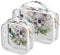 Lot de 2 trousses de toilette transparentes Koala aquarelle avec fermeture éclair, sacs de voyage transparents pour articles de toilette, sacs cosmétiques en PVC transparent pour homme et femme,