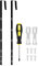 Ranjaner Over-The-Door Mirror Hanger, 5-Level Adjustable 13.7 Inch Mirror Hook Set with Metal Screwdriver, 2 Pieces Black Bracket Set for 1.77'' Door Depth