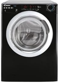 CANDY CSS1410TWMCBE/FR Bullauge-Waschmaschine 10 kg Induktion Dampf 1400 U/min Klasse A schnelle Programme Schwarz