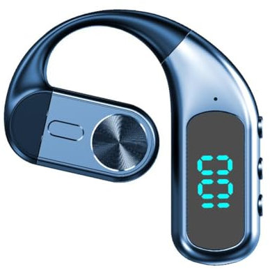 FLKWOP Cuffie auricolari aperte,Cuffie Bluetooth 5.5,30H Playtime,Auricolari impermeabili a conduzione ossea f Over Ear