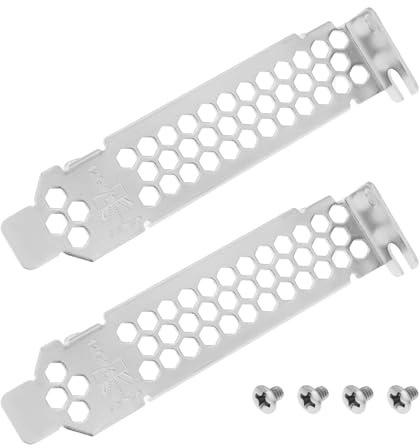 LT Easiyl Low Profile Bracket Kit, 2pcs | With Screws, Compatible with Broadcom LSI 9305-16i, Graphics/Controller Card