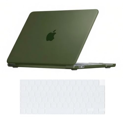 Se7enline for MacBook Neo Case 13 inch 2026 Model A3404,Avocado Green | Hard Shell Laptop Case Washable Keyboard Cover Skin Anti-Scratch Anti-Drop Heat Dissipation Full Port Access Slim Lightweight