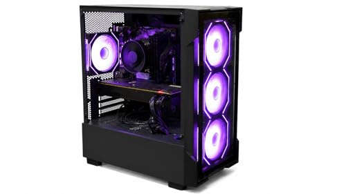 Gaming PC Tower, Intel Core i7-7700, 16GB DDR4 RAM, 500GB SSD, 1TB HDD, NVIDIA GeForce RTX 3050 Graphics Card, Fast Desktop Computer for Gaming & Work