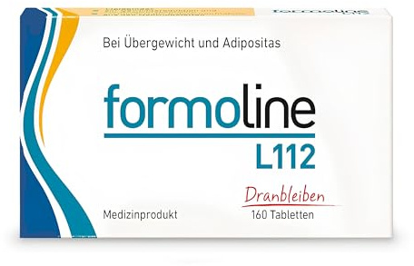 formoline L112 Kalorienmagnet bei Übergewicht 160 Tabletten | Unterstützt Gewichtsreduktion und -kontrolle mit Wirk-Ballaststoff L112 auf natürlicher Basis. Klinisch belegt.