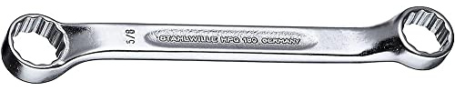 STAHLWILLE Nr. 180a Doppelringschlüssel Schlüsselweite 3/8 x 7/16 L.122 mm