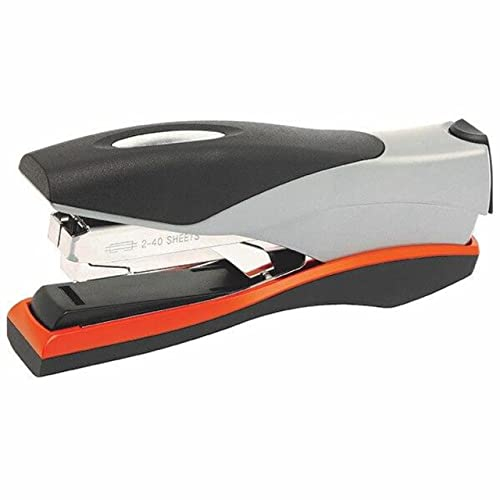 Rexel Optima 40 Heftgerät flache Klammerung Vollstabmagazin mit Heftklammern Nr. 56 26/6 Kapazität 40 Blatt