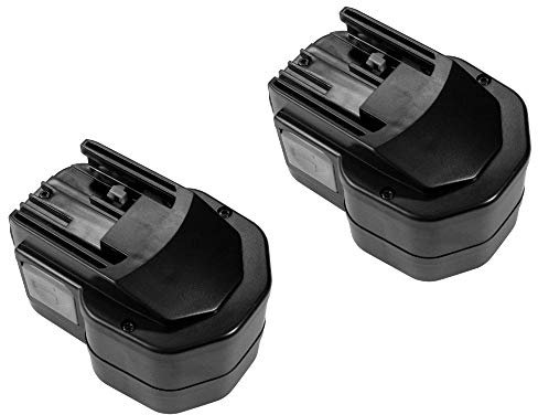 2x Hochleistungs Ni-MH Akku, 12V / 3300mAh ersetzt Atlas Copco AEG Milwaukee 4932367904 4932373522 4932376508 49-24-0150 PBS3000 für BF12 System PBS3000 B12 BX12 BXS12 BXL12 P12P P12T S12P SB2E12 SB2E12T