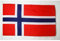 AZ FLAG - Flagge Norwegen - 250x150 cm - Norwegische Große Fahne 100% Polyester mit Messing-Ösen - 300g