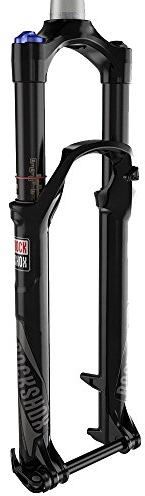 RockShox Reba RL Solo Air 120 Maxle Lite 15 Federgabel, Aluminium, One Loc-Fernbedienung rechts, Unisex, Reba RL, schwarz, 27.5