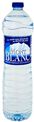 Mont Blanc Bouteille d'Eau Minérale Naturelle 1,5 L