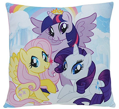 Fun House 712530 My Little Pony Kissen quadratisch für Kinder Polyester 35 x 15 cm