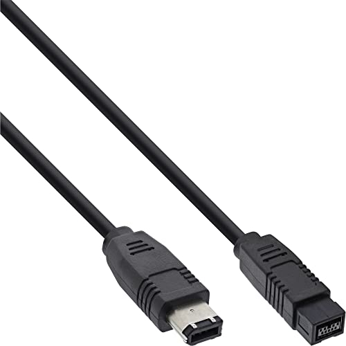 InLine 19899 Cavo FireWire Ieee1394, 6PIN Maschio a 9PIN Maschio, 800 MBit/S, 5M Nero