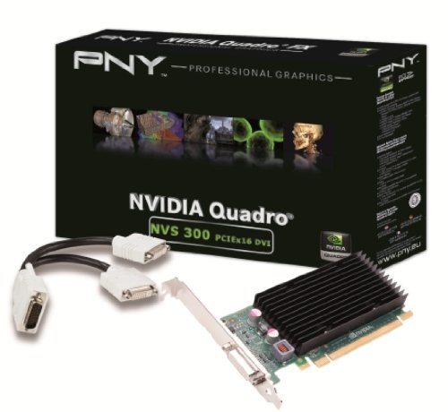 PNY Graphics Card Nvidia NVS 300X16 DVI 512MB DDR3