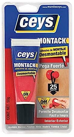 CEYS CE507250 MONTACK A.T. REMOVIBLE 50G, BLISTER 50 GR