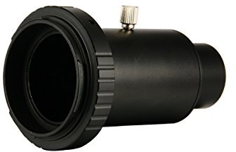Maxsimafoto - T, T2 Objektivadapter für EF EOS SLR Kamera mit 1,25 Zoll Teleskop Mount Adapter Verlängerungsrohr