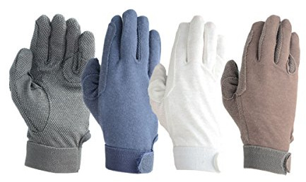 Hy5 Cotton Pimple Palm Gloves White X Large 7536
