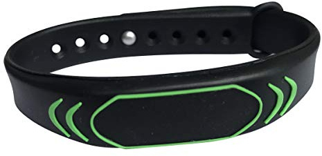 YARONGTECH M1 S50 Chip Armband Silikon RFID Access 13,56MHz schwarz (100 Stück) (schwarz)