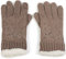 styleBREAKER Damen Handschuhe mit Strass und Fleece, warme Thermo Glitzer Strickhandschuhe, Fingerhandschuhe, Winter 09010010, Farbe:Braun