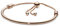 Pandora Blütenstiel Schiebearmband mit 14 Karat rosévergoldete Metalllegierung und Cubic Zirkonia Steinen aus der Pandora Moments Collection, 21cm