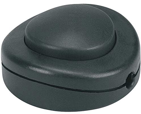 Bticino S147N Interruttore da Pavimento a Pedale per Accensione e Spegnimento di Dispositivi, Potenza Massima 400 W, 2A 250 Va.c., Prodotto in Blister 9x12,2cm, Colore Nero
