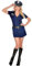 W WIDMANN MILANO Party Fashion 11012877, Polizist Kostüm Naughty Polizistin, Damen, Blau, L