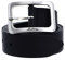 MUSTANG Gürtel Damen Leder Ledergürtel 30 mm Rindleder Damengürtel (Schwarz, 100)