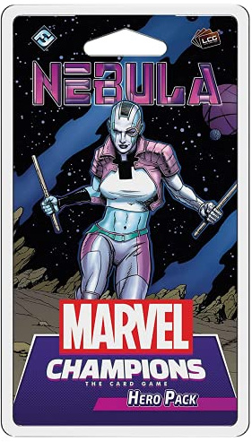 Fantasy Flight Games Marvel Champions: The Card Game - Nebula Hero Pack | Marvel Card Game for Teens and Adults | Ages 14+ | for 1-4 Players | Average Playtime 45-90 Minutes | Made