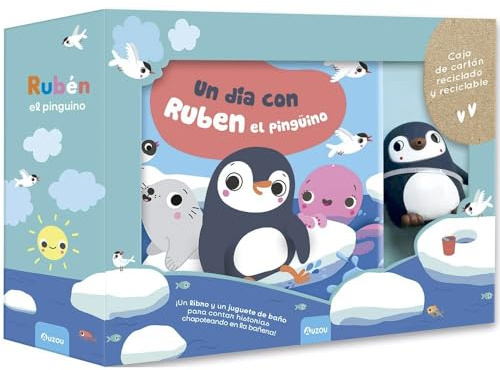 Libro de baño. Un día con Rubén el pingüino