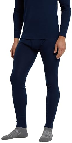 Mountain Warehouse Mens Merino Thermal Base Layer Trousers | Lightweight & Comfortable Thermal Pants with Elastic Waistband, Antibacterial & Quick Dry Warm Skins, For Winter & Layering
