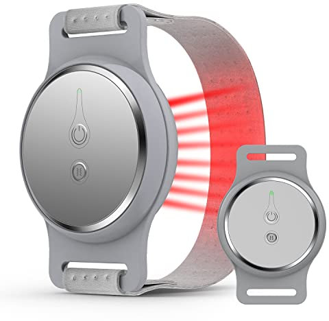KTS Appareil de thérapie par lumière rouge, lampe infrarouge portable 660 nm et 810 NM, appareil de thérapie laser à froid approuvé par la FDA pour soulager la douleur portable, soulager les entorses