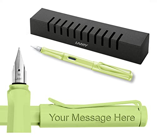 Lamy Safari Fountain Pen - SpringGreen Edition - Medium nib - FREE engraving + gift box