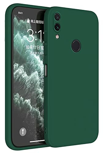 Topme Handyhülle Hülle Fur Redmi Note 7 (6.3 Inches) Case Schutzhülle, Hautschutz Aus TPU Silikonhülle - Dunkelgrün