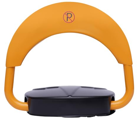 Elektrisch Parksperre, Elektrisch Parkplatzsperre Mit 30m Mit Fernbedienung, Automatik Klappbar Parksperre, Antikollision 180° Auto Parkschloss, Mit 2 Fernbedienung