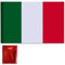 Bandiera Italia con Passante Per Asta 90x150cm Made in Italy - 1 Bandiera Italiana In Tessuto Poliestere - Bandiera Tricolore Verde Bianca Rossa (90x150cm)
