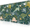 Mouse Pad, Large Dinosaurs with Tropical Plants Desk Mat, Extended Non-Slip Gaming Keyboard Mousepad Desk Pad, Thick Stitched Edges Waterproof Mouse Mat 31.5x15.7 (Cute Dino and Flowers)